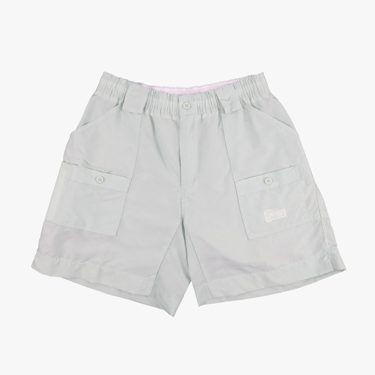 Silver Original Mens Fishing Shorts Long - Limited Colors / AFTCO Essential