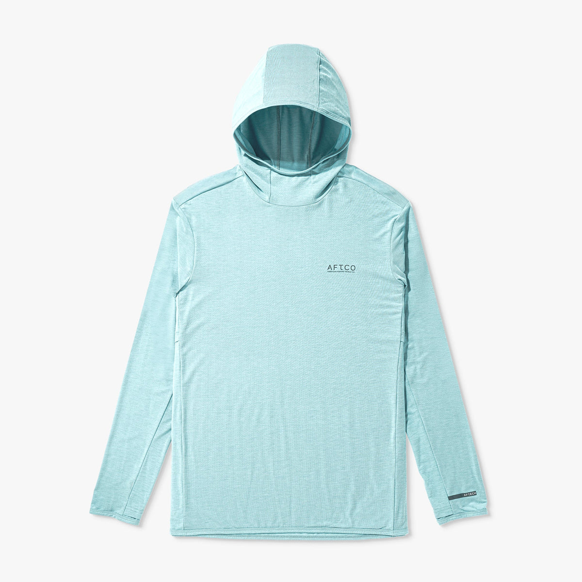 Blue Shadow Tailwind Long Sleeve Hooded Sun Protection Shirt / AFTCO Deals
