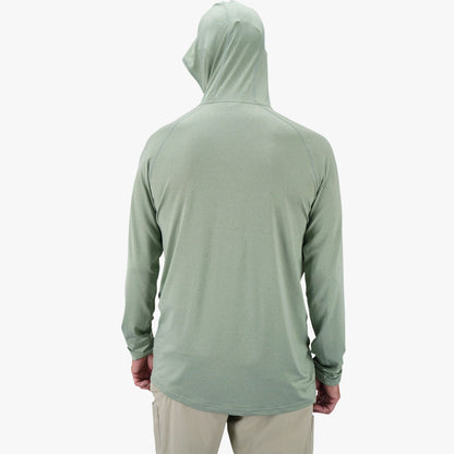 Coral Sands Heather Samurai Long Sleeve Sun Protection Hoodie / AFTCO Trending