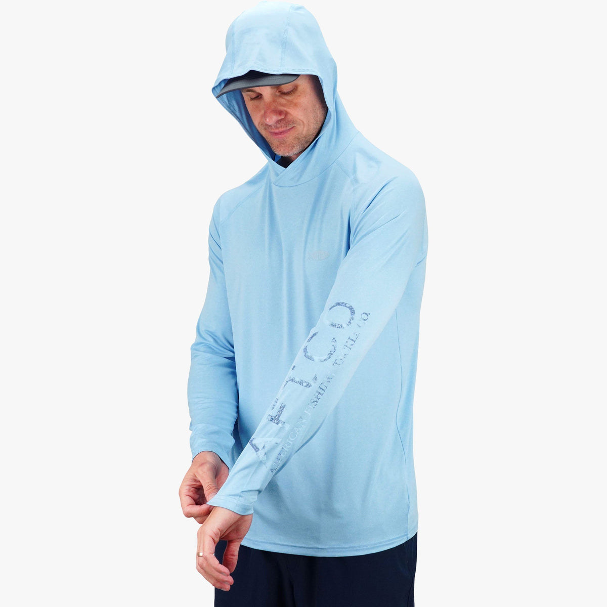 Coral Sands Heather Samurai Long Sleeve Sun Protection Hoodie / AFTCO Trending