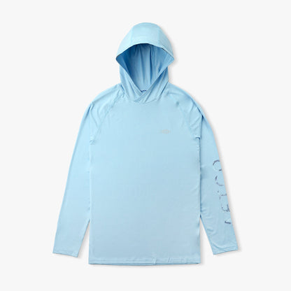Coral Sands Heather Samurai Long Sleeve Sun Protection Hoodie / AFTCO Trending