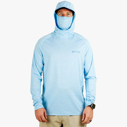 Oyster Gray Heather Adapt Tactical Phase Change Performance Shirt / AFTCO Featured