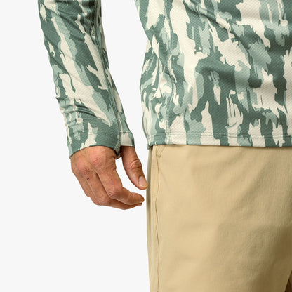 Oyster Gray Heather Adapt Tactical Phase Change Performance Shirt / AFTCO Featured