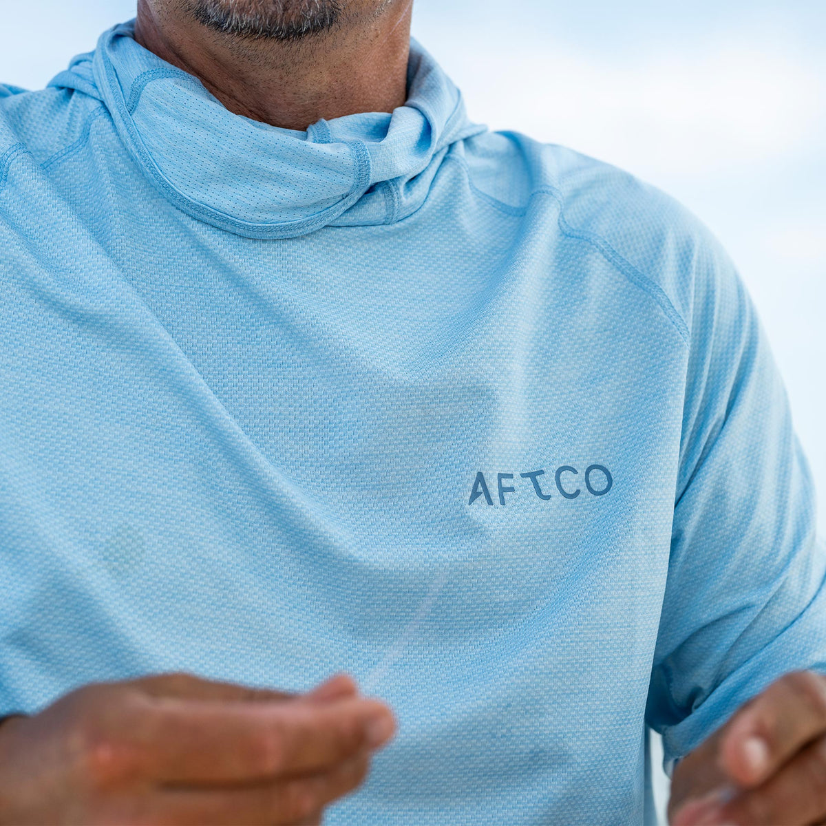 Oyster Gray Heather Adapt Tactical Phase Change Performance Shirt / AFTCO Featured