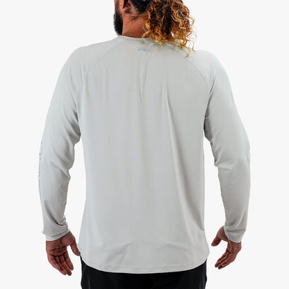 Coral Sands Heather Men's Long Sleeve Sun Protection Shirt - Samurai by AFTCO / AFTCO Special Offer