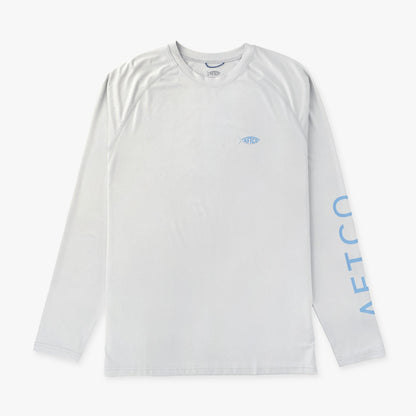 Coral Sands Heather Men's Long Sleeve Sun Protection Shirt - Samurai by AFTCO / AFTCO Special Offer