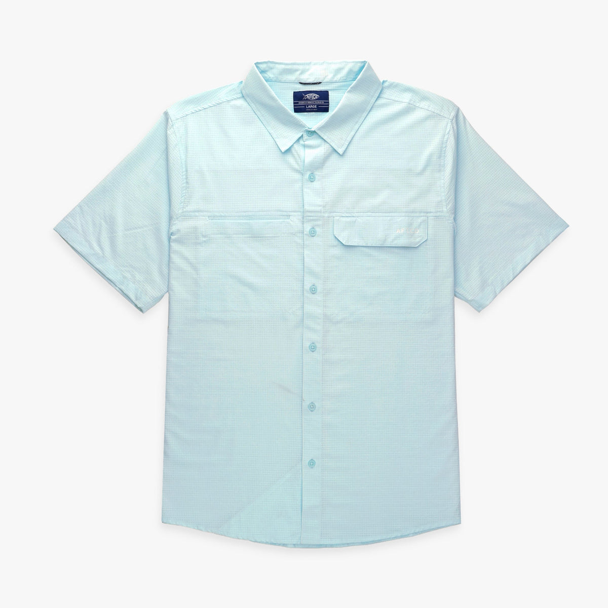 Bay Leaf Air O Mesh SS Button Down Fishing Shirt / AFTCO Sale