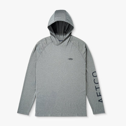 Splish Splash Heather Big Guy Samurai Hooded Performance Shirt / AFTCO Best Seller
