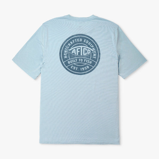 Fathom Heather Ocean Bound Short Sleeve Fishing Shirts |AFTCO / AFTCO Trending