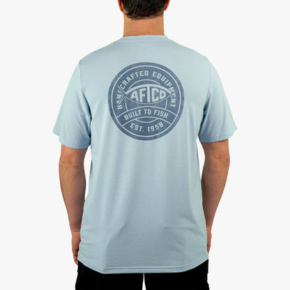 Fathom Heather Ocean Bound Short Sleeve Fishing Shirts |AFTCO / AFTCO Trending