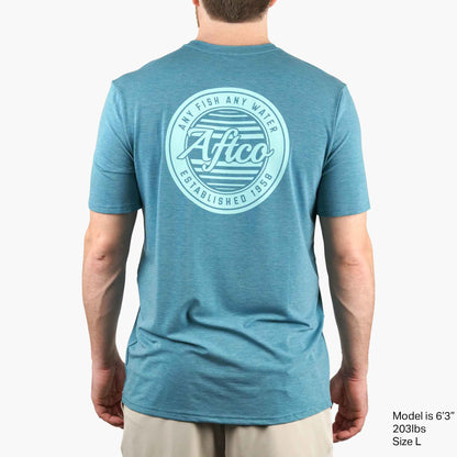Fathom Heather Ocean Bound Short Sleeve Fishing Shirts |AFTCO / AFTCO Trending
