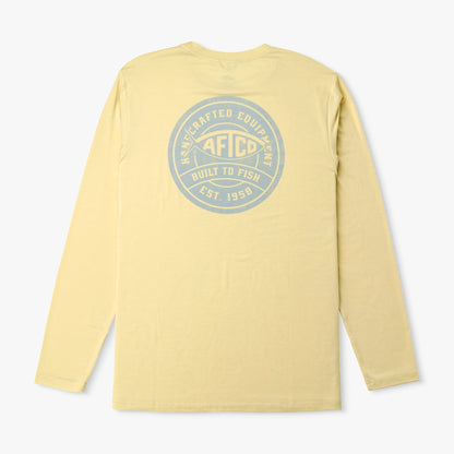 Dusk Heather Ocean Bound LS UV Protection Fishing Shirts / AFTCO New