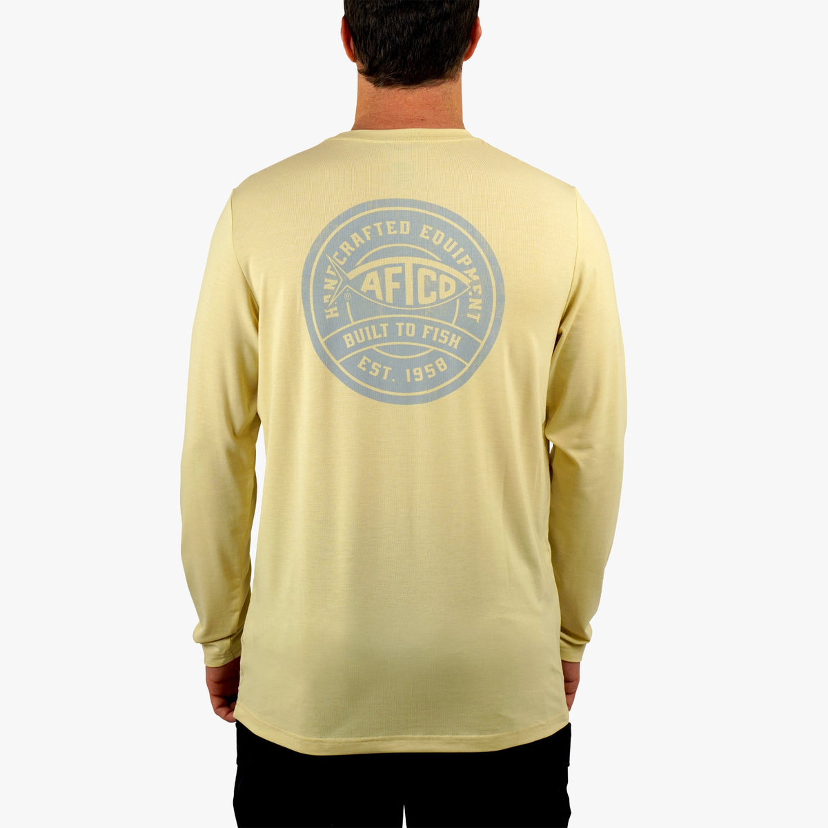 Dusk Heather Ocean Bound LS UV Protection Fishing Shirts / AFTCO New