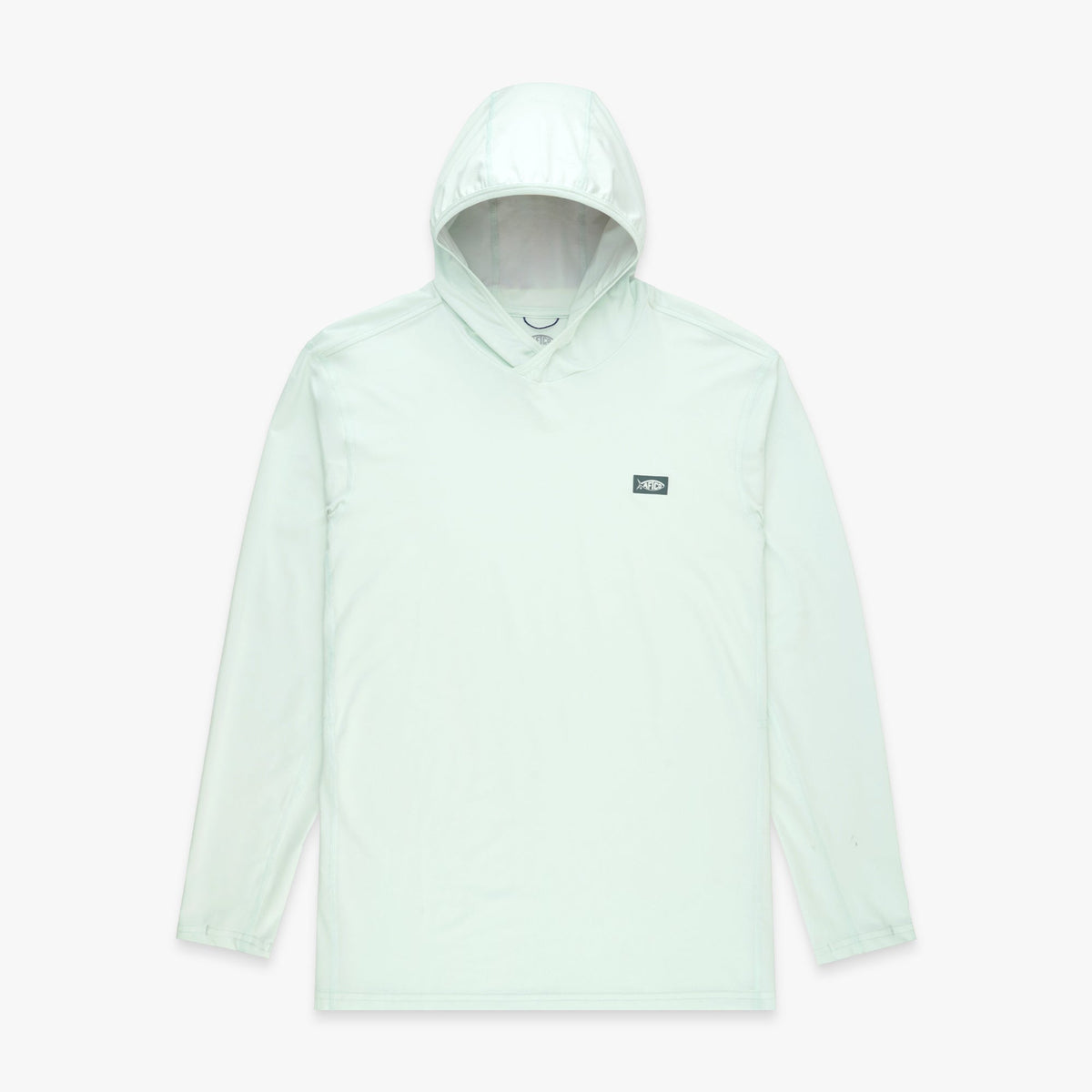 Hint of Mint Heather Air O Mesh Hooded Fishing Shirt / AFTCO Essential