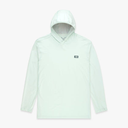 Hint of Mint Heather Air O Mesh Hooded Fishing Shirt / AFTCO Essential
