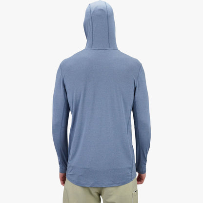 Hint of Mint Heather Air O Mesh Hooded Fishing Shirt / AFTCO Essential