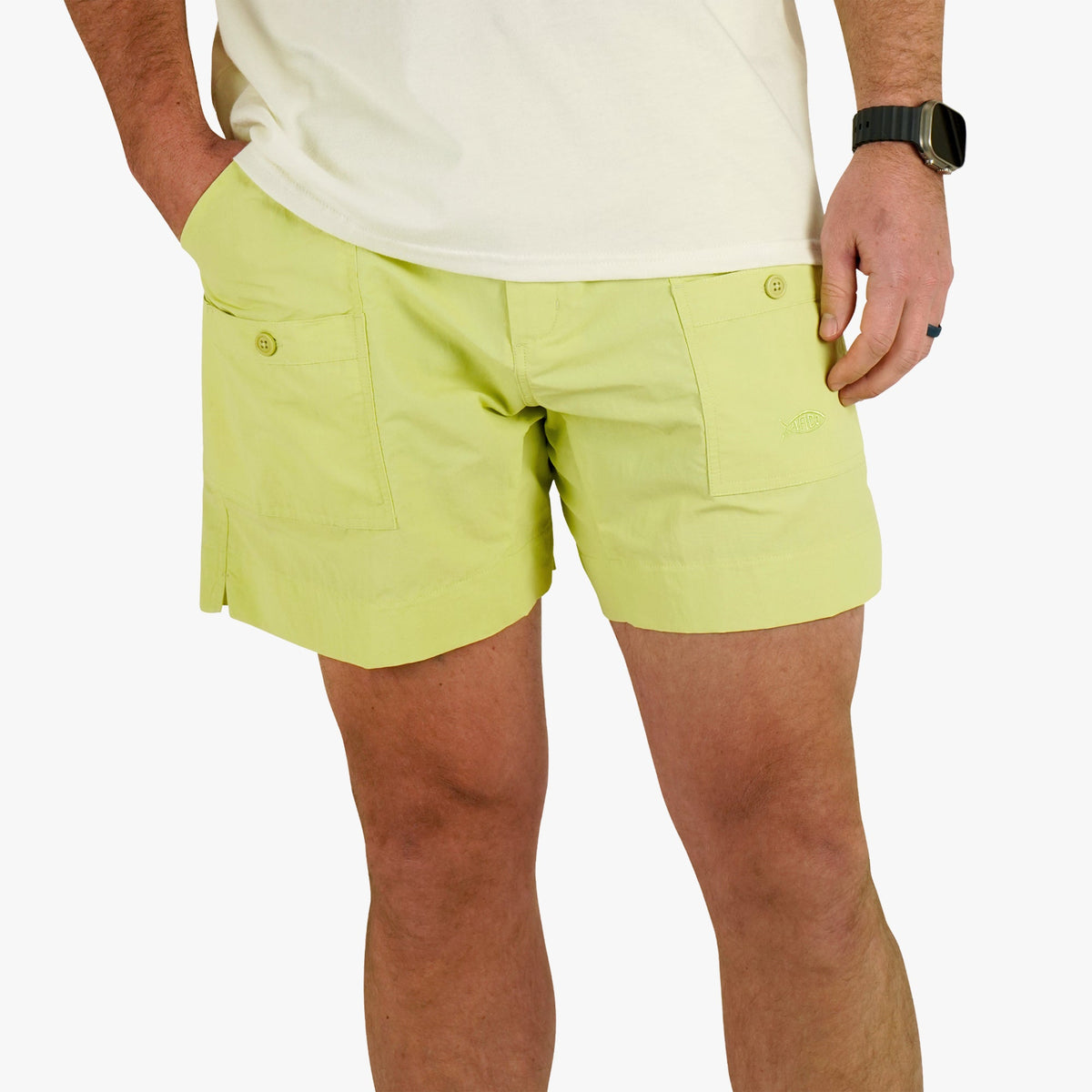 Pastel Turquoise Original Fishing Shorts by AFTCO / AFTCO Exclusive