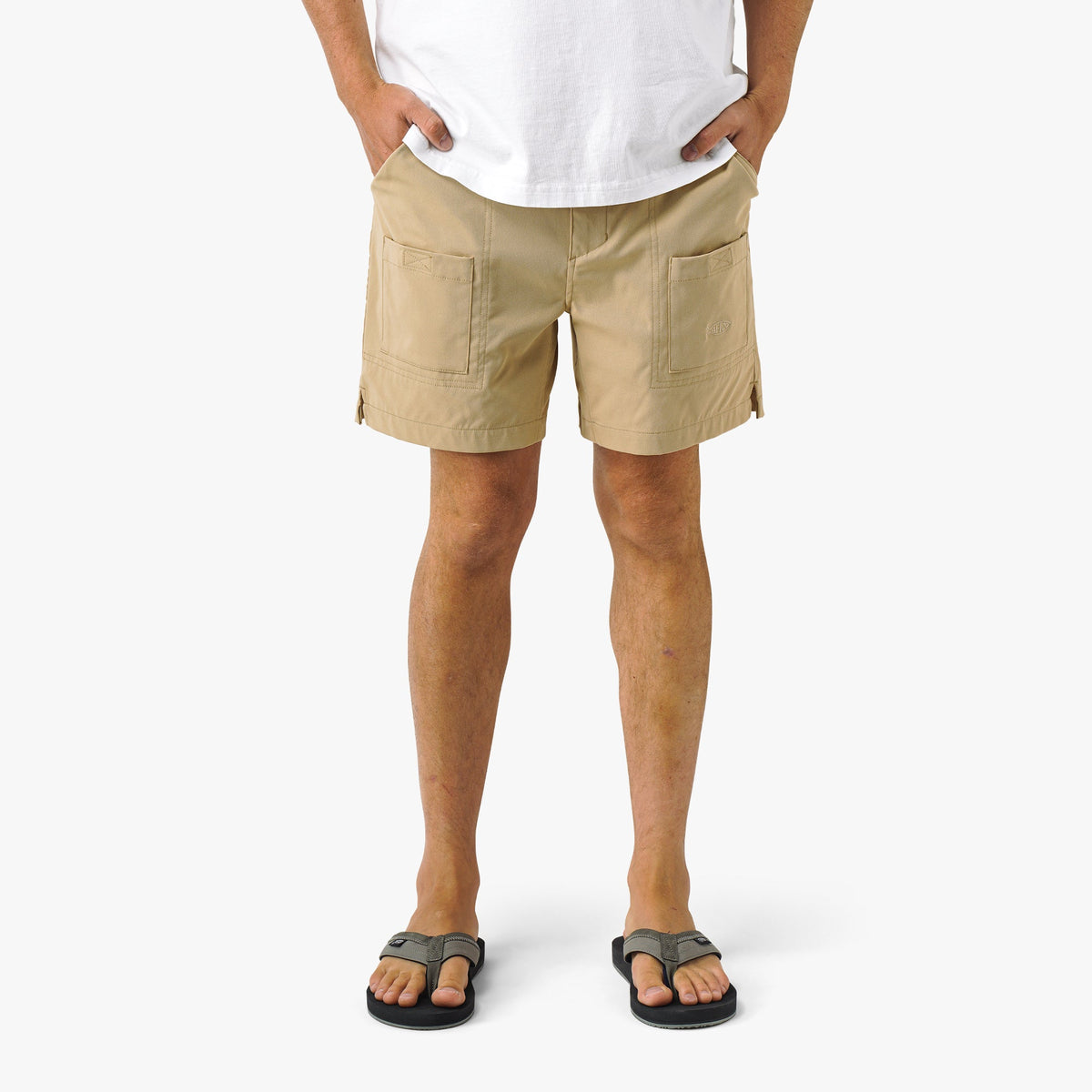 Dark Sand Flex 01 Men's Fishing Shorts / AFTCO New
