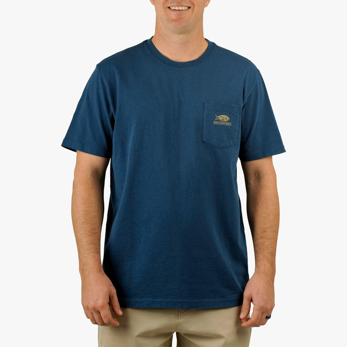 Naval Sherman SS Fishing T-Shirt / AFTCO New