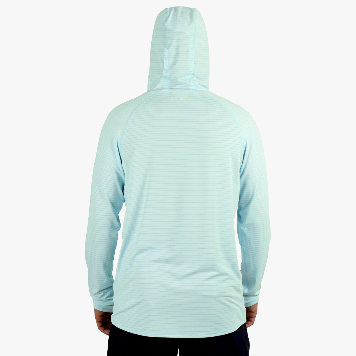 Air Force Blue Channel Hooded Performance Shirt / AFTCO Great Value