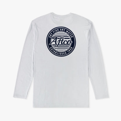 Arctic Heather Ocean Bound LS UV Protection Fishing Shirts / AFTCO Best Seller
