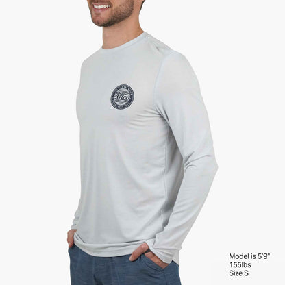 Arctic Heather Ocean Bound LS UV Protection Fishing Shirts / AFTCO Best Seller