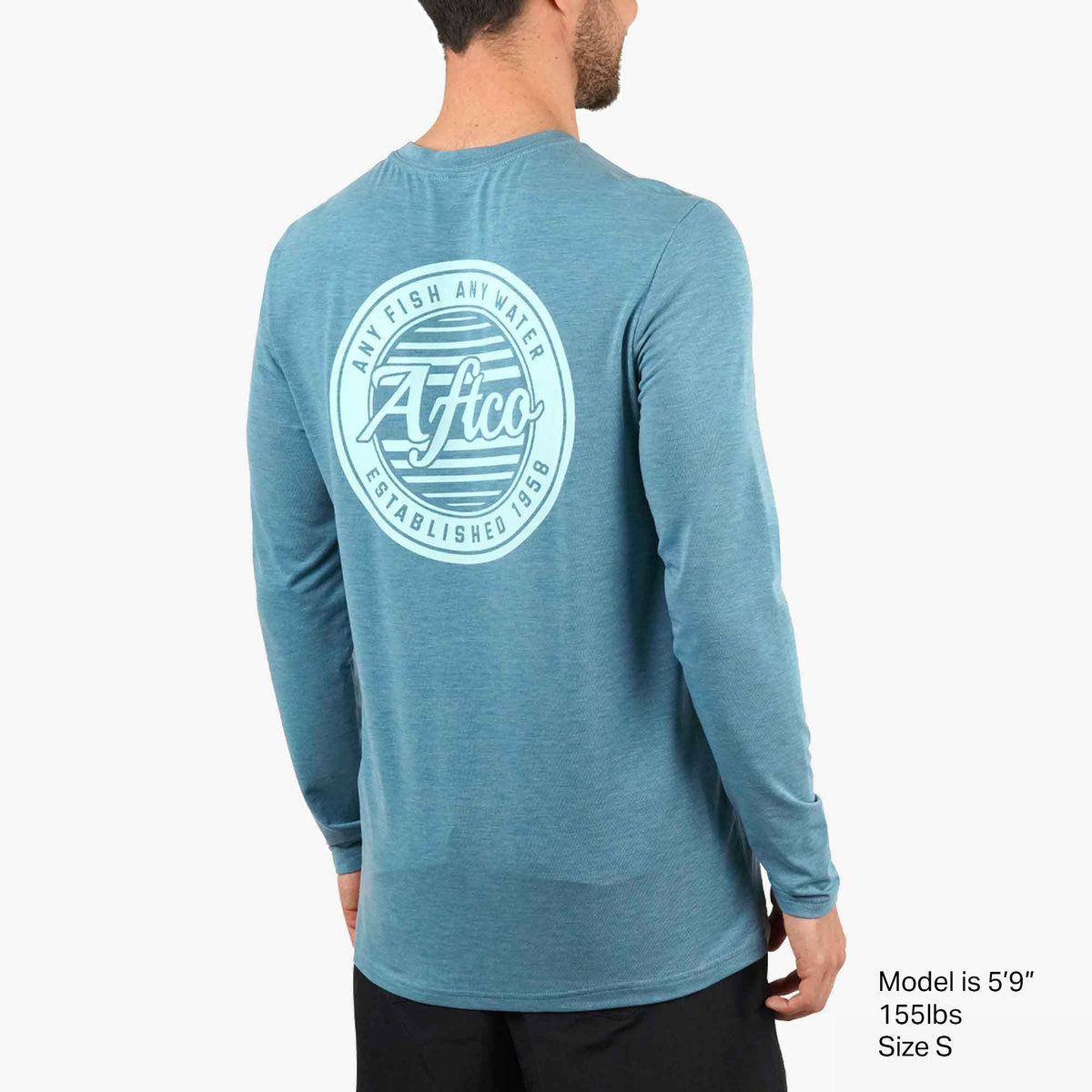 Arctic Heather Ocean Bound LS UV Protection Fishing Shirts / AFTCO Best Seller