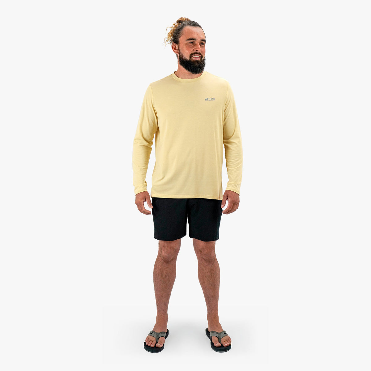 Arctic Heather Ocean Bound LS UV Protection Fishing Shirts / AFTCO Best Seller