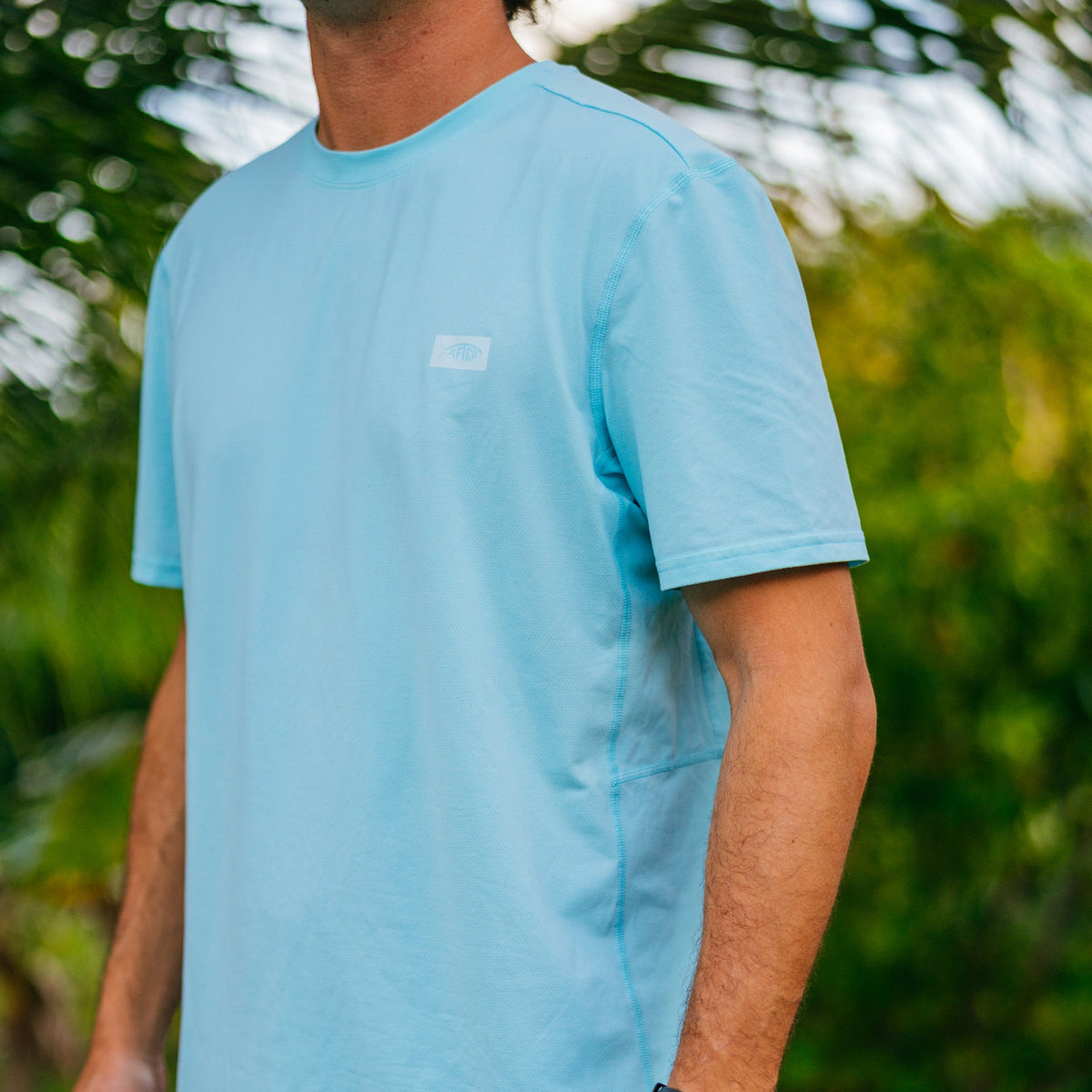 Hint Of Mint Heather Air O Mesh Breathable Fishing Shirt / AFTCO Trending