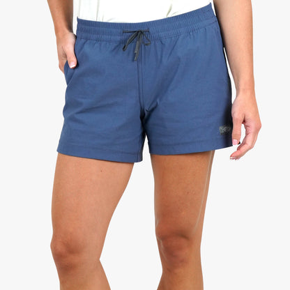 Harbor Gray Women's Cloudbreak Volley Shorts / AFTCO Recommended