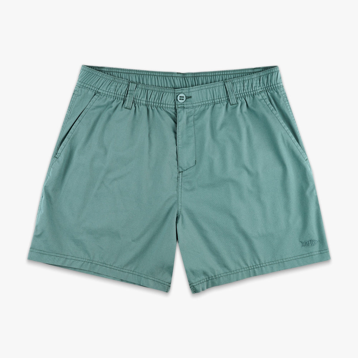 Jade Dust Landlocked Stretch Shorts / AFTCO Featured
