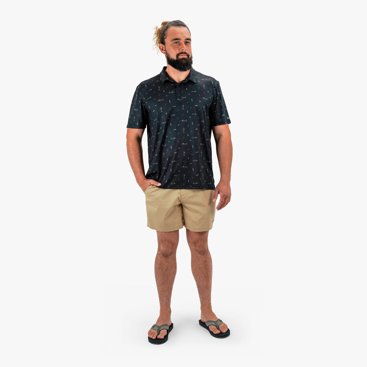 Jade Dust Landlocked Stretch Shorts / AFTCO Featured