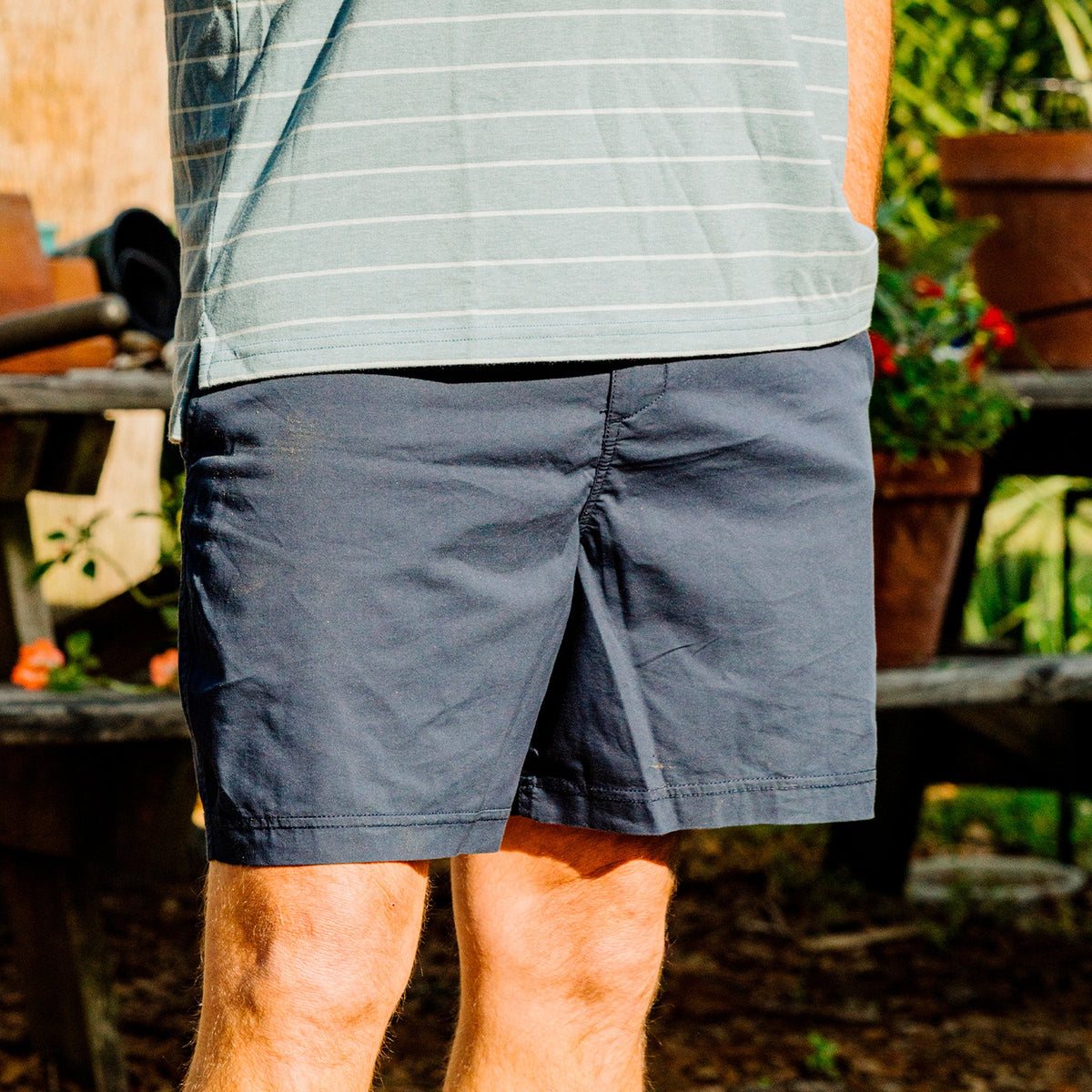 Jade Dust Landlocked Stretch Shorts / AFTCO Featured