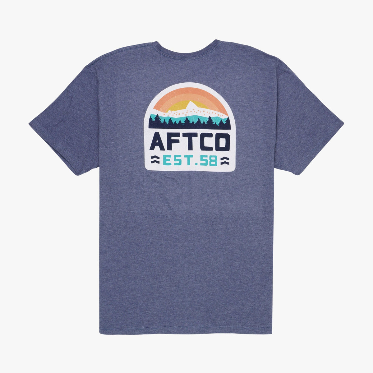 Midnight Heather Rustic Fishing T-Shirts / AFTCO Deals