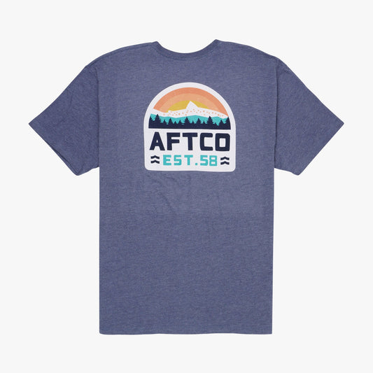 Midnight Heather Rustic Fishing T-Shirts / AFTCO Deals