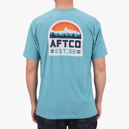 Midnight Heather Rustic Fishing T-Shirts / AFTCO Deals