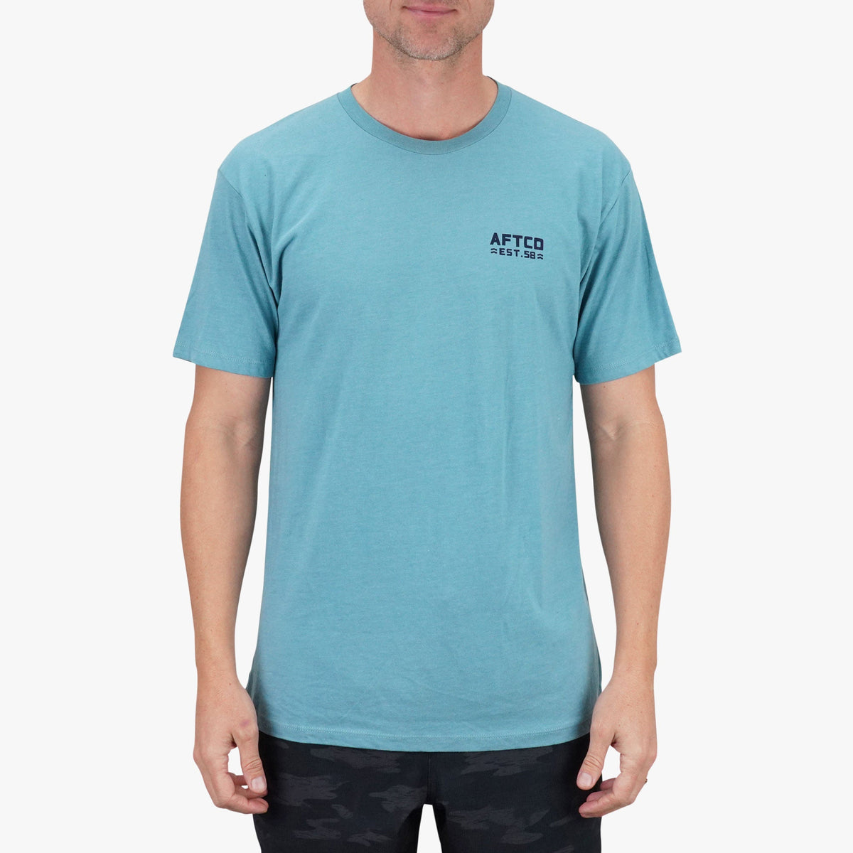 Midnight Heather Rustic Fishing T-Shirts / AFTCO Deals