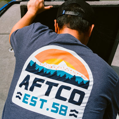 Midnight Heather Rustic Fishing T-Shirts / AFTCO Deals