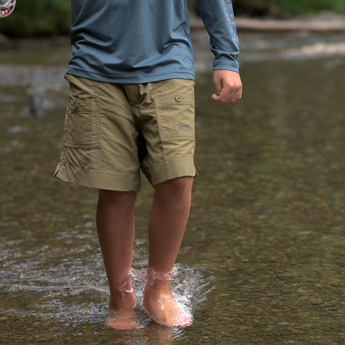 True Red Kids Original Fishing Shorts / AFTCO Customer Favorite