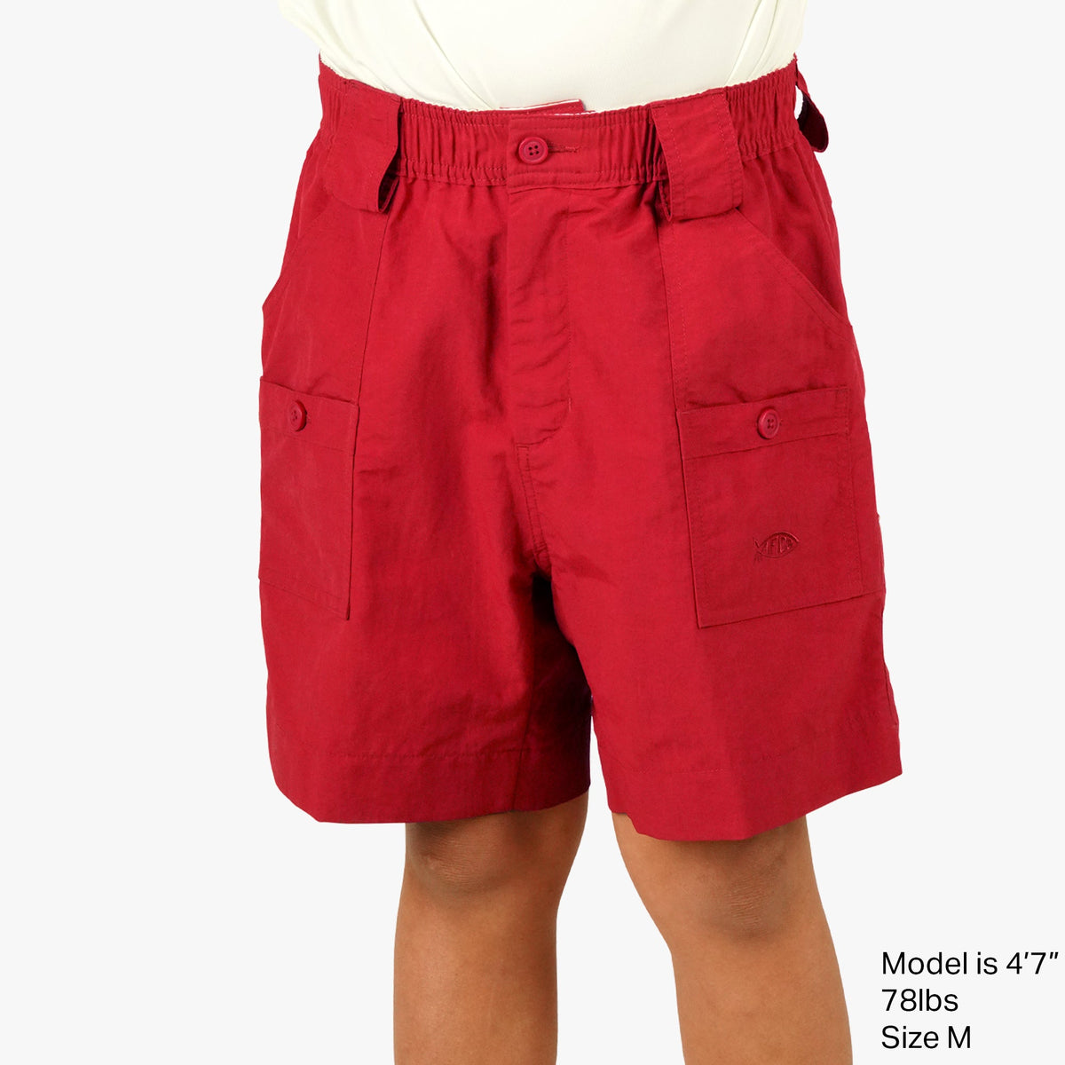 True Red Kids Original Fishing Shorts / AFTCO Customer Favorite