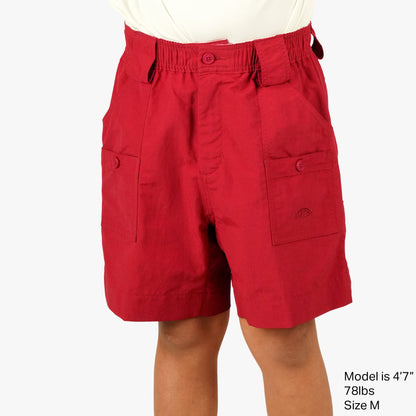 True Red Kids Original Fishing Shorts / AFTCO Customer Favorite