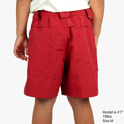 True Red Kids Original Fishing Shorts / AFTCO Customer Favorite