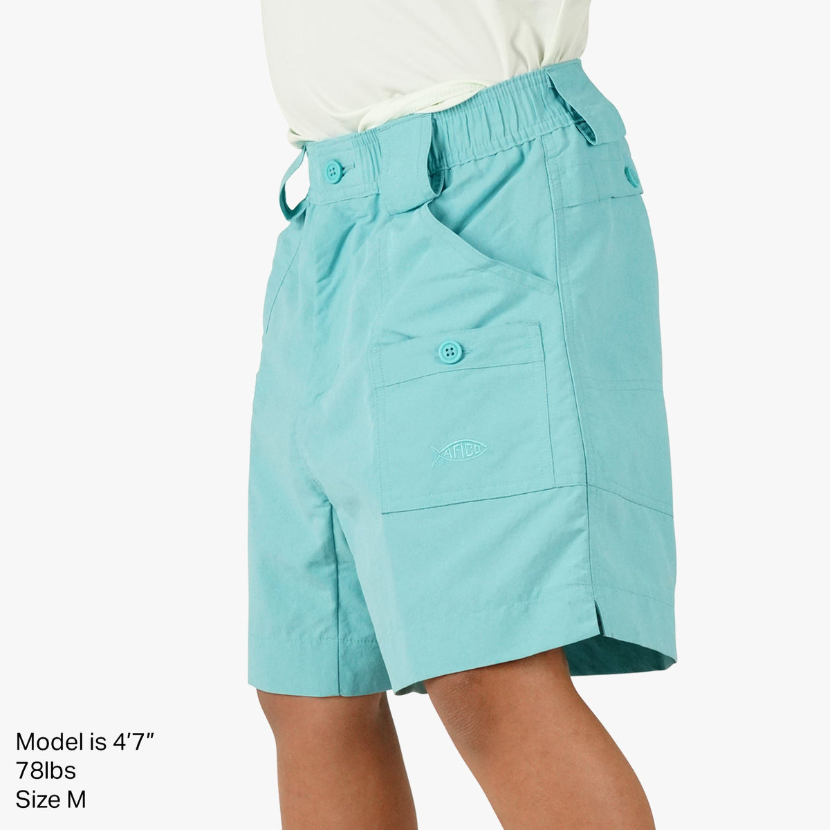 True Red Kids Original Fishing Shorts / AFTCO Customer Favorite