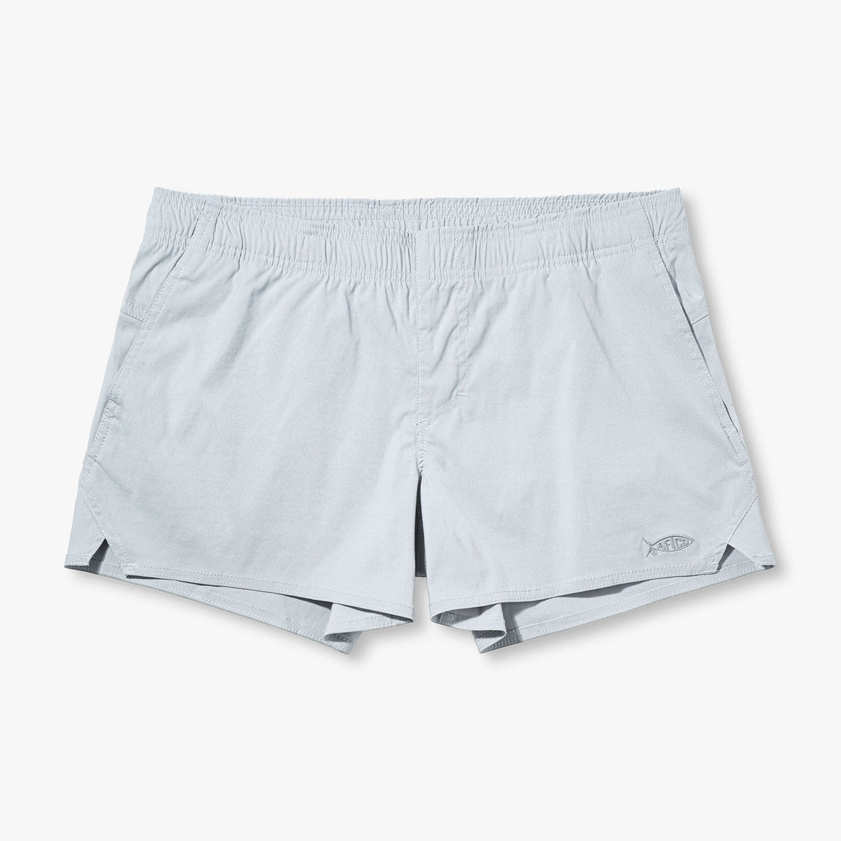 Light Gray Women's Sirena Hybrid Tech Shorts / AFTCO Discount