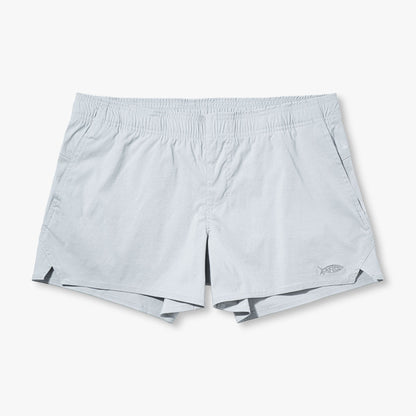 Light Gray Women's Sirena Hybrid Tech Shorts / AFTCO Discount