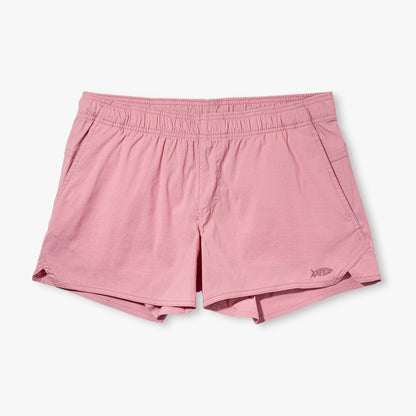 Light Gray Women's Sirena Hybrid Tech Shorts / AFTCO Discount
