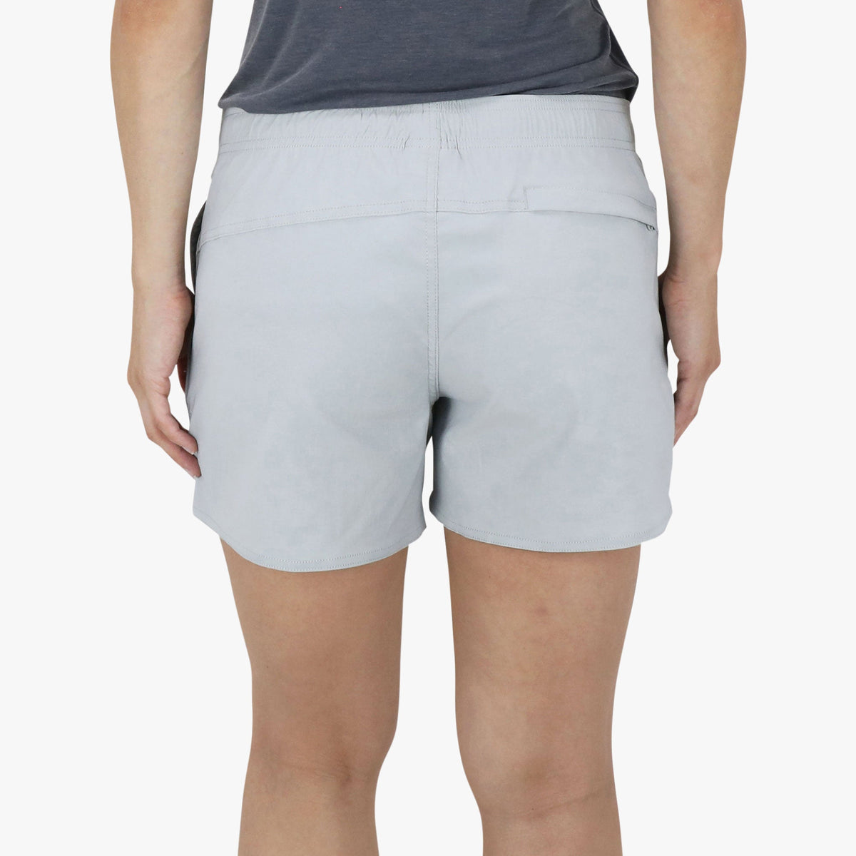 Light Gray Women's Sirena Hybrid Tech Shorts / AFTCO Discount