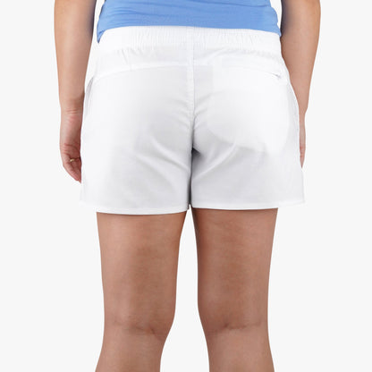 Light Gray Women's Sirena Hybrid Tech Shorts / AFTCO Discount