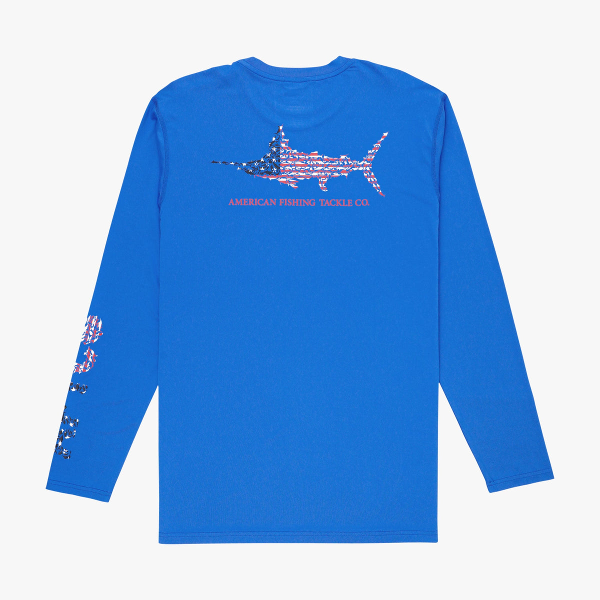 Moulting Craw Jigfish Americana LS Performance Fishing Shirt / AFTCO Value
