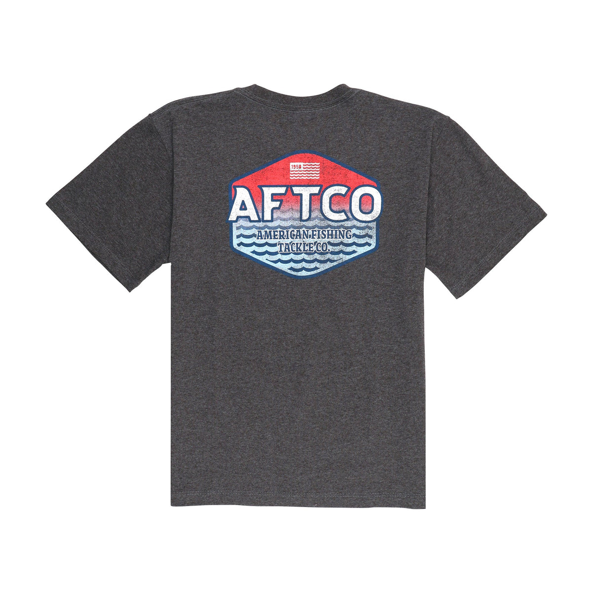 Charcoal Heather Youth Sunset SS T-Shirt / AFTCO Value